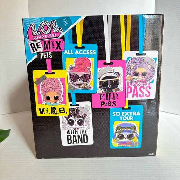 LOL Surprise Remix Pets - 9 Surprises with Real Hair & Surprise Song Lyrics LOT - Picture 6 of 10